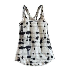 Lululemon Studio Racerback Tank Ghost Weave White